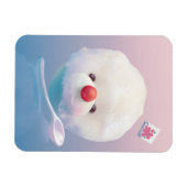 Niedlicher Eishund Magnet (Horizontal)