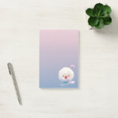 Niedlicher Eishund Post-it Klebezettel (Büro)