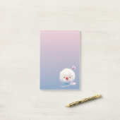 Niedlicher Eishund Post-it Klebezettel (Auf Schreibtisch)