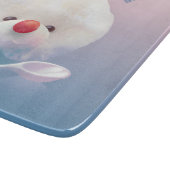 Niedlicher Eishund Schneidebrett (Ecke)