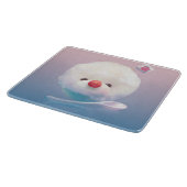 Niedlicher Eishund Schneidebrett (Ecke)