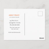 Niedlicher Eiskrem-Shop Wir sind offen Postkarte (Rückseite)