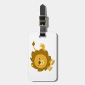 Niedlicher ekstatischer Cartoon Lötspur Gepäckanhänger (Vorderseite vertikal)