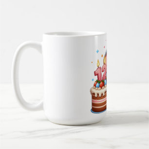 Niedlicher Elefant 12. Geburtstag Kaffeetasse