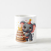 Niedlicher Elefant 16. Geburtstag Kaffeetasse (Mittel)