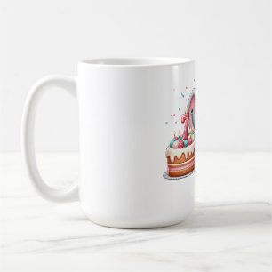 Niedlicher Elefant 7. Geburtstag Kaffeetasse