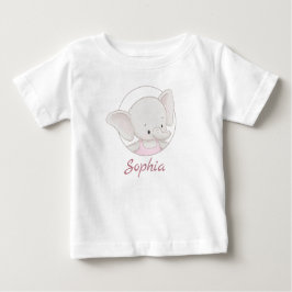 Niedlicher Elefant Adorable Funny Personalisiert Baby T-shirt