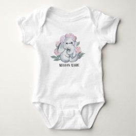 niedlicher Elefant Baby Strampler