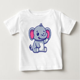 Niedlicher Elefant Baby T-shirt