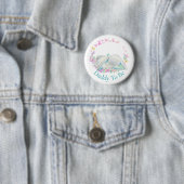 Niedlicher Elefant Dadys als Schmetterlingstaste Button (Beispiel)