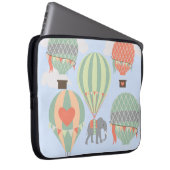 Niedlicher Elefant, der das Laptopschutzhülle (Vorne Rechts)