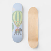 Niedlicher Elefant, der das Skateboard (Vorderseite)