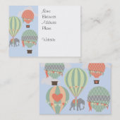 Niedlicher Elefant, der das Visitenkarte (Vorne/Hinten)