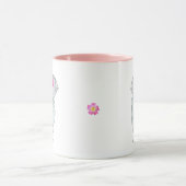 Niedlicher Elefant, der eine Herz-Tasse hält Tasse (Zentrum)