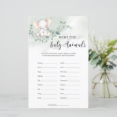 Niedlicher Elefant des Babys (Stehend Vorderseite)