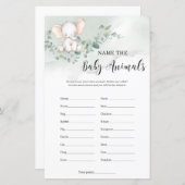 Niedlicher Elefant des Babys (Vorne/Hinten)