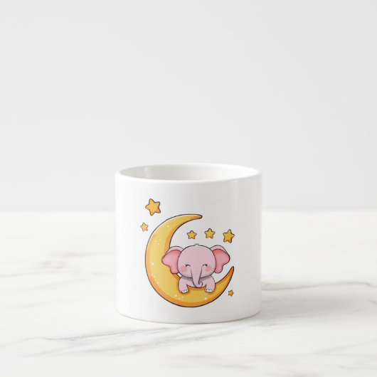 Niedlicher Elefant Espressotasse (Vorderseite)