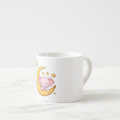 Niedlicher Elefant Espressotasse (Vorderseite Rechts)