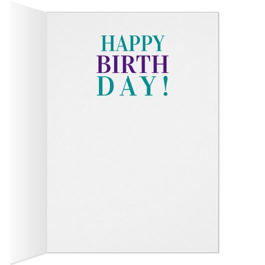 Niedlicher Elefant Geburtstag (Innen (Rechts))