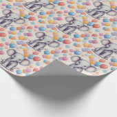 Niedlicher Elefant Geburtstag Geschenkpapier (Ecke)