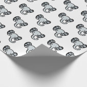 Niedlicher Elefant Geschenkpapier (Ecke)
