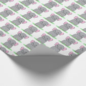 Niedlicher Elefant Geschenkpapier (Ecke)