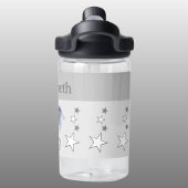 Niedlicher Elefant gibt Sternenjungen graue Namen Trinkflasche