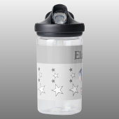 Niedlicher Elefant gibt Sternenjungen graue Namen Trinkflasche