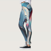 Niedlicher Elefant im Regen Leggings (Links)