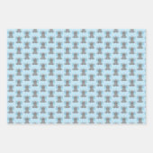 Niedlicher Elefant in Blau, Jungs Geschenkpapier Set (Vorderseite 3)