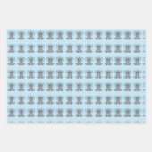 Niedlicher Elefant in Blau, Jungs Geschenkpapier Set (Vorderseite 2)