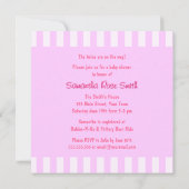 Niedlicher Elefant-Junge/Mädchen paart Baby-Dusche Einladung (Rückseite)