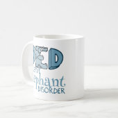 Niedlicher Elefant Kaffeetasse (Vorderseite Links)