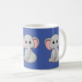 Niedlicher Elefant Kaffeetasse (VorderseiteRechts)
