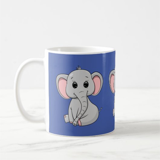 Niedlicher Elefant Kaffeetasse (Links)