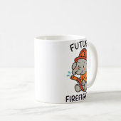 Niedlicher Elefant Kämpfer Kids Spaß Kaffeetasse (VorderseiteRechts)