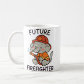 Niedlicher Elefant Kämpfer Kids Spaß Kaffeetasse (Links)