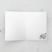 Niedlicher Elefant Karte (Innenseite)