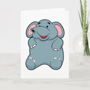 Niedlicher Elefant Karte