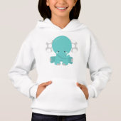 Niedlicher Elefant, kleiner Elefant, blauer Elefan Hoodie (Vorderseite)