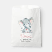 Niedlicher Elefant, kleiner Elefant, erster Geburt Geschenktütchen (Vorderseite)