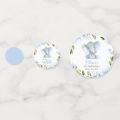 Niedlicher Elefant, kleiner Elefant, erster Geburt Konfetti (Vorderseiten)