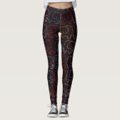 niedlicher Elefant Leggings (Vorderseite)