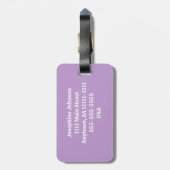 Niedlicher Elefant mit Ballon, personalisieren Gepäckanhänger (Rückseite vertikal)