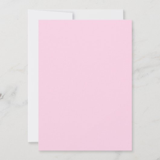 Niedlicher Elefant mit Balloon Baby Shower Girl Einladung (Rückseite)