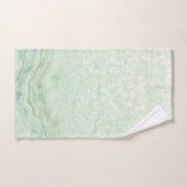 Niedlicher Elefant mit einem rosa Bug in einer Lic Badhandtuch Set (Handtuch)