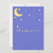 Niedlicher Elefant mit kleiner Schmetterlingsdusch Dankeskarte (Rückseite)