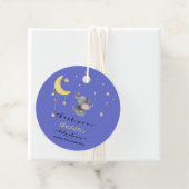 Niedlicher Elefant mit kleiner Schmetterlingsdusch Geschenkanhänger (Beispiel)