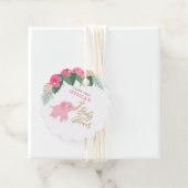 Niedlicher Elefant mit Sprinklwasser vielen Dank Geschenkanhänger (Beispiel)