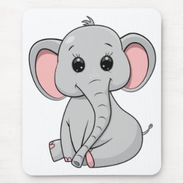 Niedlicher Elefant Mousepad